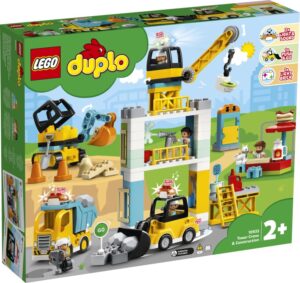 LEGO Duplo 10933 Lyftkran och byggnadsarbete