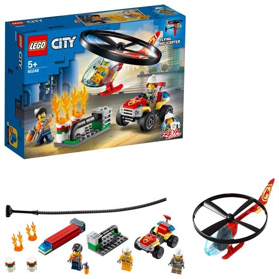 LEGO City Fire 60248, Räddning med brandhelikopter