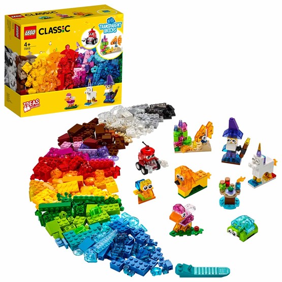 LEGO Classic 11013, Kreativa transparenta klossar