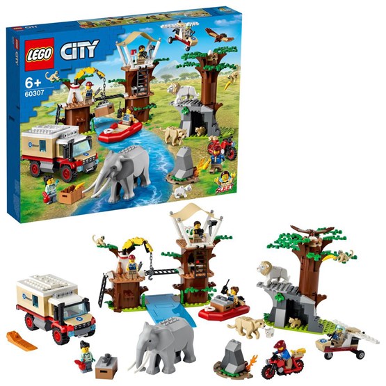 LEGO City Wildlife 60307, Djurräddningsläger