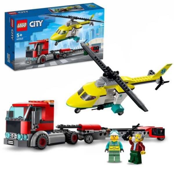 LEGO City Great Vehicles 60343 Räddningshelikoptertransport