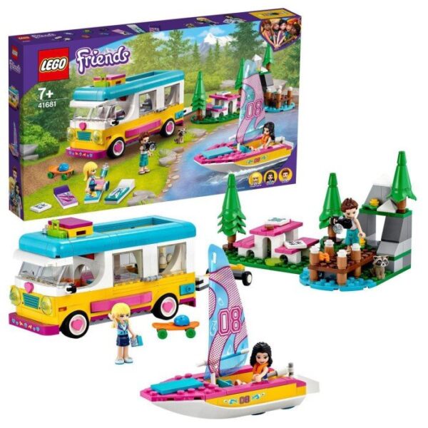 LEGO Friends 41681 Husbil och segelbåt i skogen