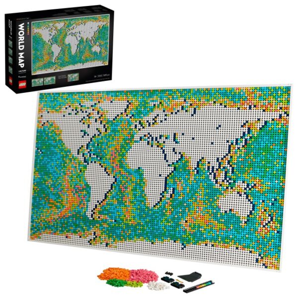 LEGO ART 31203 Världskarta