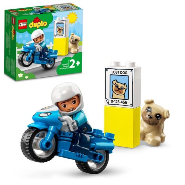 LEGO DUPLO Classic 10967 Polismotorcykel