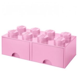 LEGO Förvaringsbox 8 med lådor (Rosa)